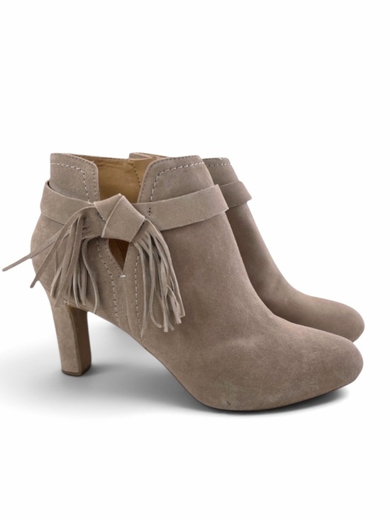 Franco Sarto Shoes - Franco Sarto Harrah Suede Tassel Ankle Boots Size 11M